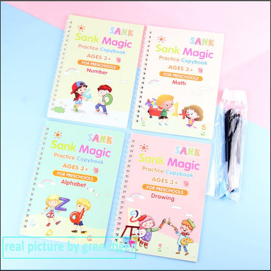 kids Magic Book | Ink Vanishes itself | 4 pcs